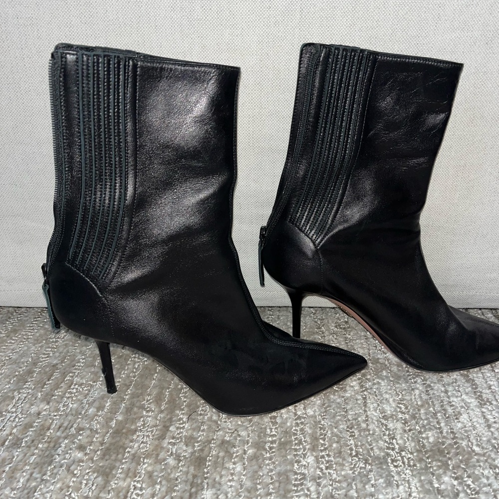 Aquazzurra leather boots size 37